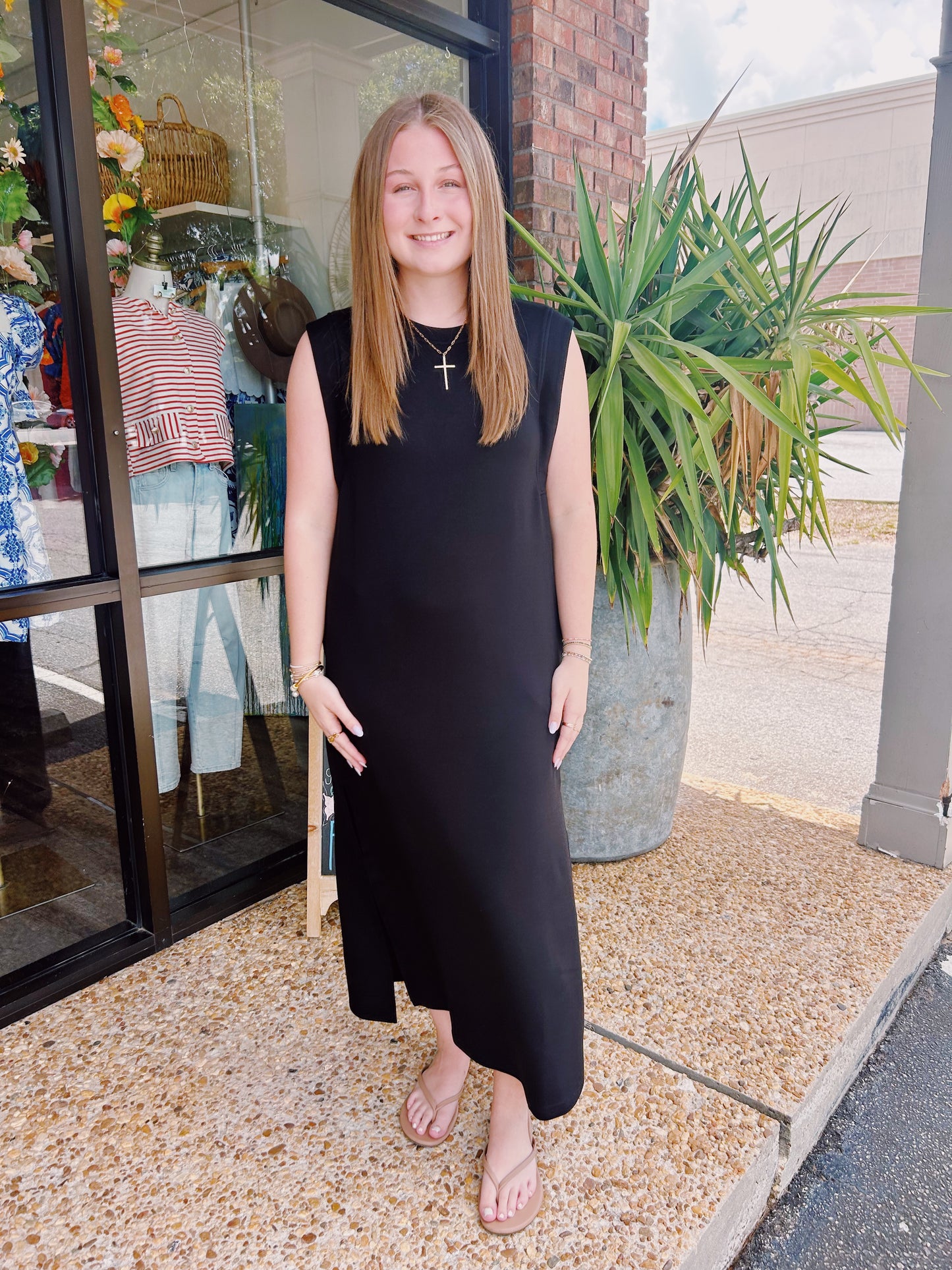 Easy breezy dress- black