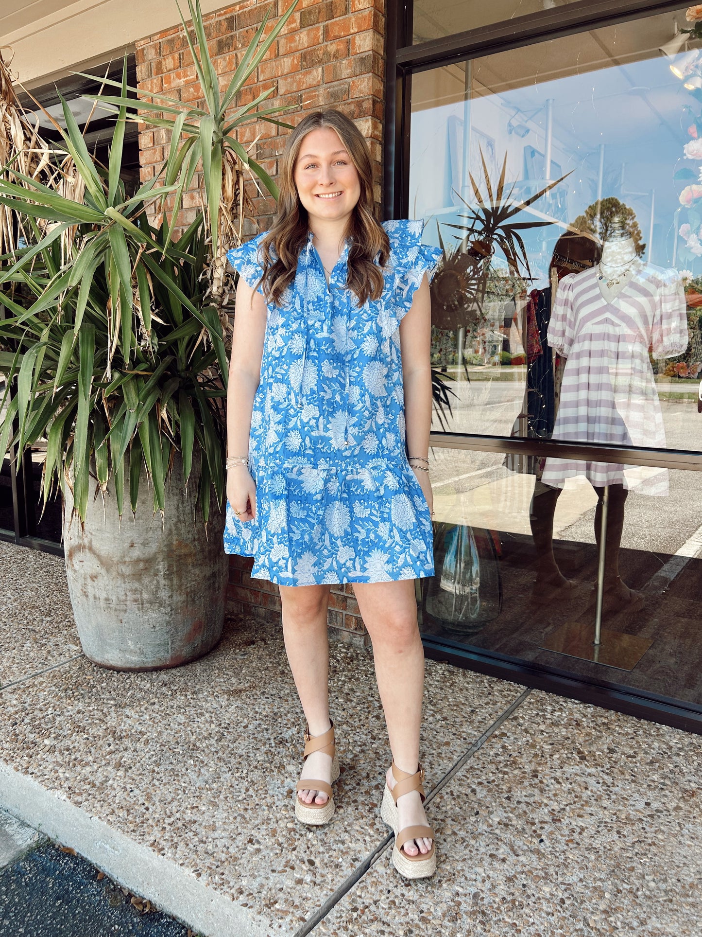 Blue breeze dress
