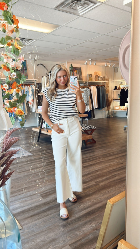 Chic stripes- black