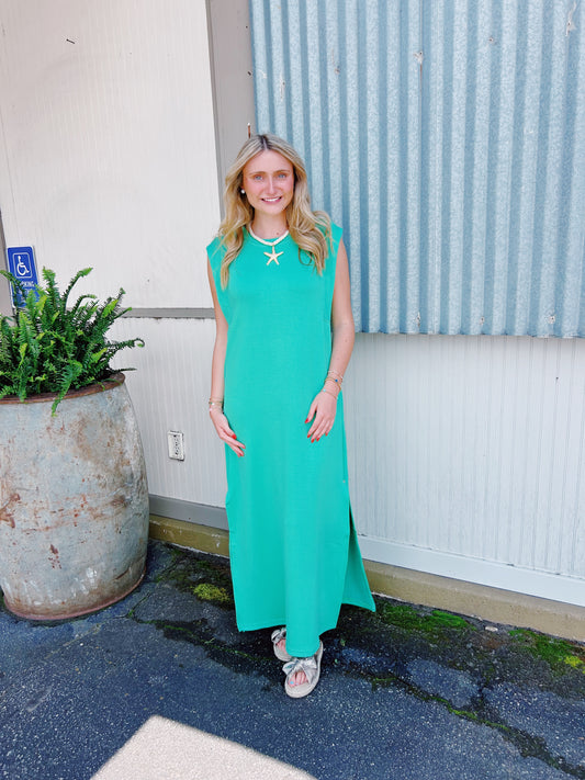 Easy breezy dress- green