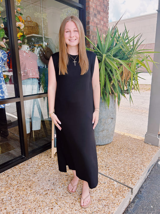 Easy breezy dress- black