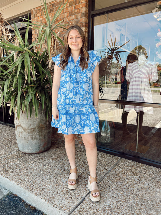 Blue breeze dress