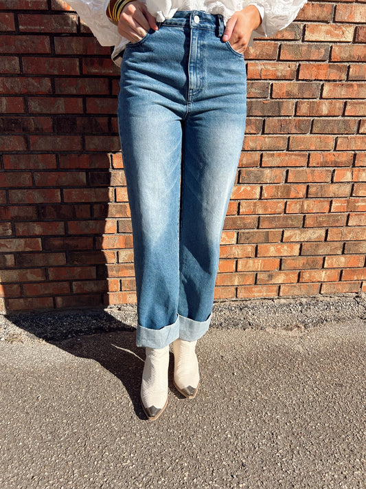 Cuffed Denim