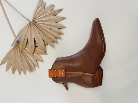 Taupe Brown Short Booties