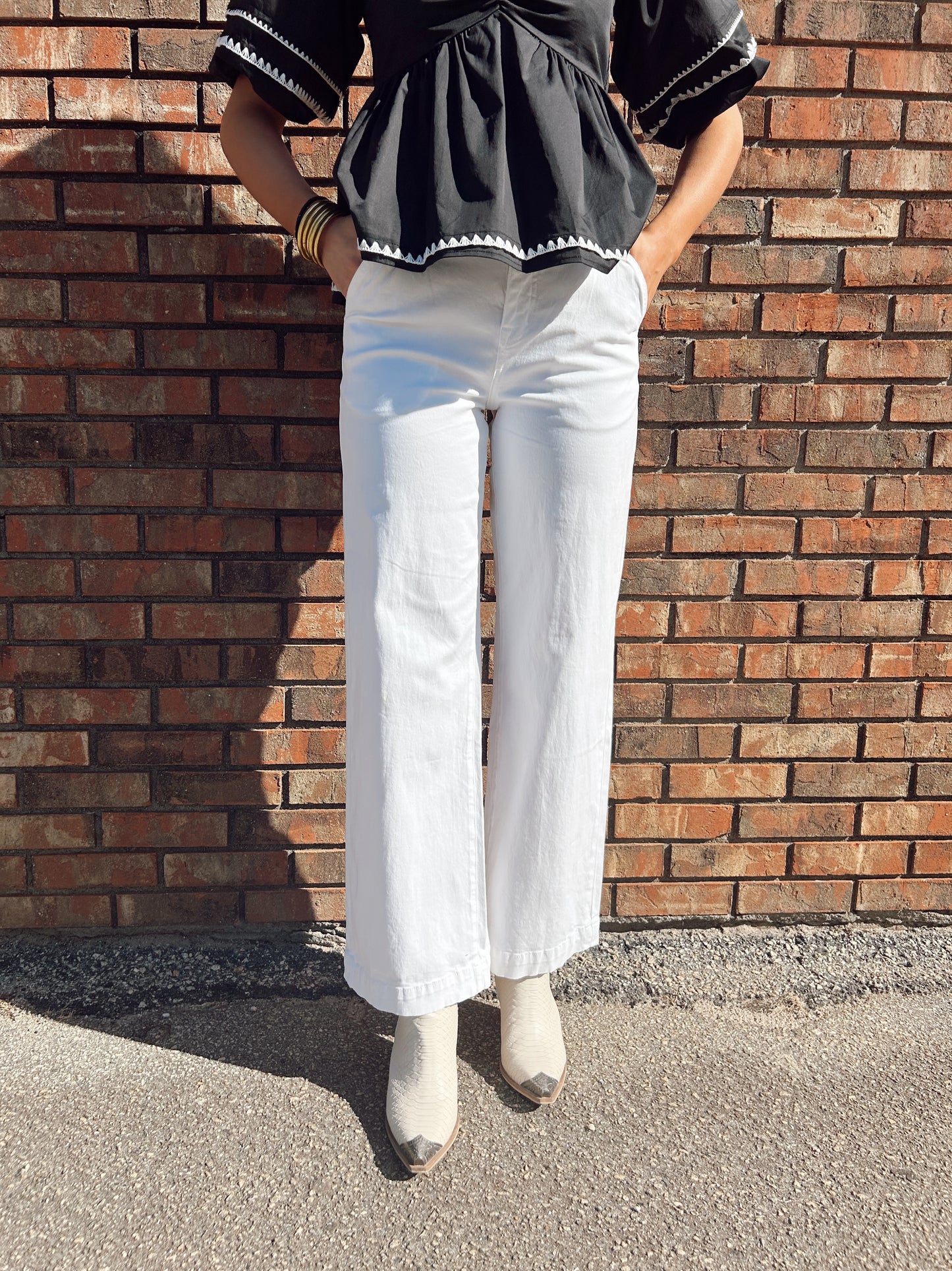White Mica denim